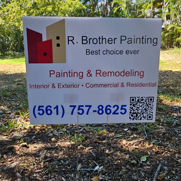 Coroplast Yard Sign 24×18