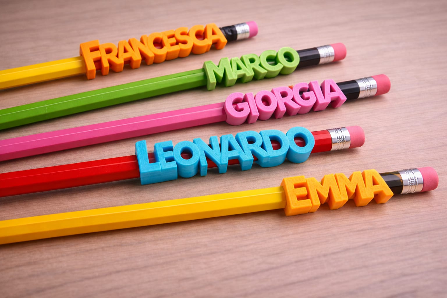 Custom 3D Name Pencil