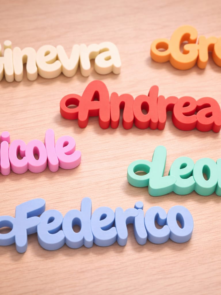 Custom 3D Name Keychain